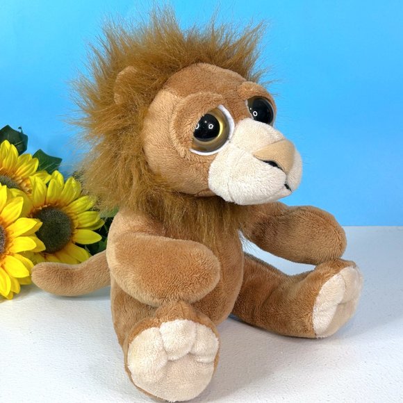 The Petting Zoo Big Eyed Lion Soft Cuddly Lovey 10"‎ Plush Stuffed Animal Toy - Picture 2 of 6